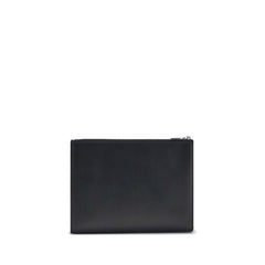Alexander McQueen Black Calf Leather Bos Taurus Wallet