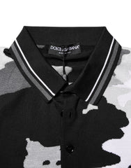 Dolce & Gabbana Multicolor Camouflage Collared Polo T-shirt