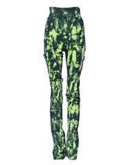 Dolce & Gabbana Green Color Splash High Waist Denim Jeans