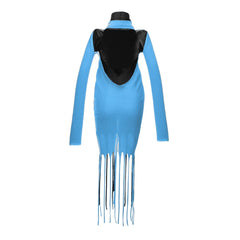 Bottega Veneta Blue Cotton Casual Dress