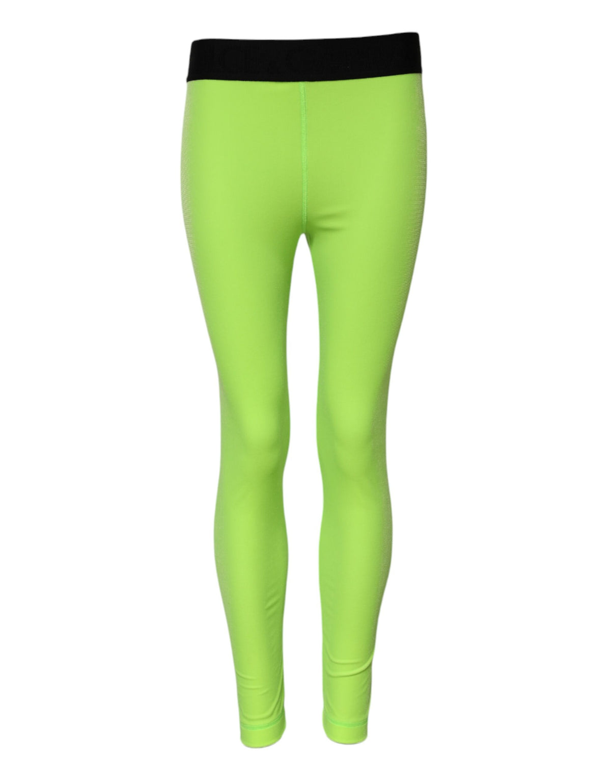 Dolce & Gabbana Green Nylon Slim Fit Leggings Pants