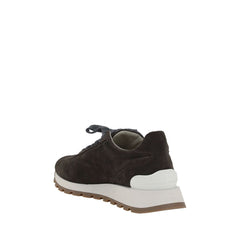 Brunello Cucinelli Black Rubber Platform Sneakers