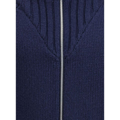 Brunello Cucinelli Blue Cashmere Coat