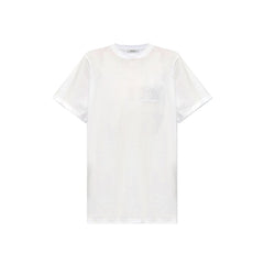 Max Mara Mango Logo Embroidered Cotton T-Shirt