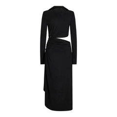 Off-White Cut-Out Midi Dress