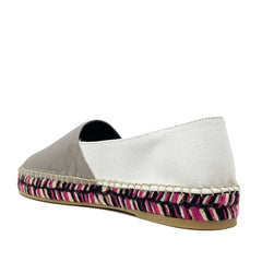 Off-White Leather Espadrilles