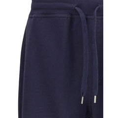 Brunello Cucinelli Blue Cotton Casual Pants