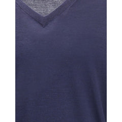Brunello Cucinelli Blue Cashmere Cashmere Sweater