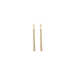 Saint Laurent Bo Pompons Chaines Brass Metal