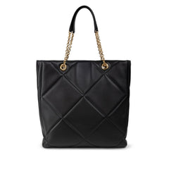 Dolce & Gabbana Black Leather Tote Bag