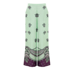 Gucci Green Silk Pant
