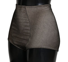 Dolce & Gabbana Bottoms Underwear Beige With Black Net