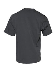 Dolce & Gabbana Gray Logo Graphic Cotton Crew Neck T-shirt
