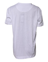 Dolce & Gabbana White Cotton Goodluck 2022 Crew Neck T-shirt