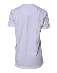 Dolce & Gabbana White Short Sleeves Crew Neck Top T-shirt
