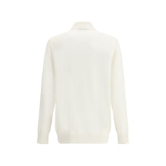 Brunello Cucinelli White Cashmere Cardigan
