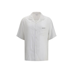 Alexander McQueen White Viscose Pattern Shirt