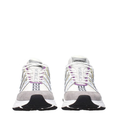 Versace Beige Fabric Athletic Sneakers