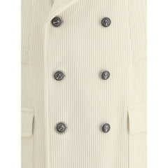 Brunello Cucinelli Beige Cashmere Coat