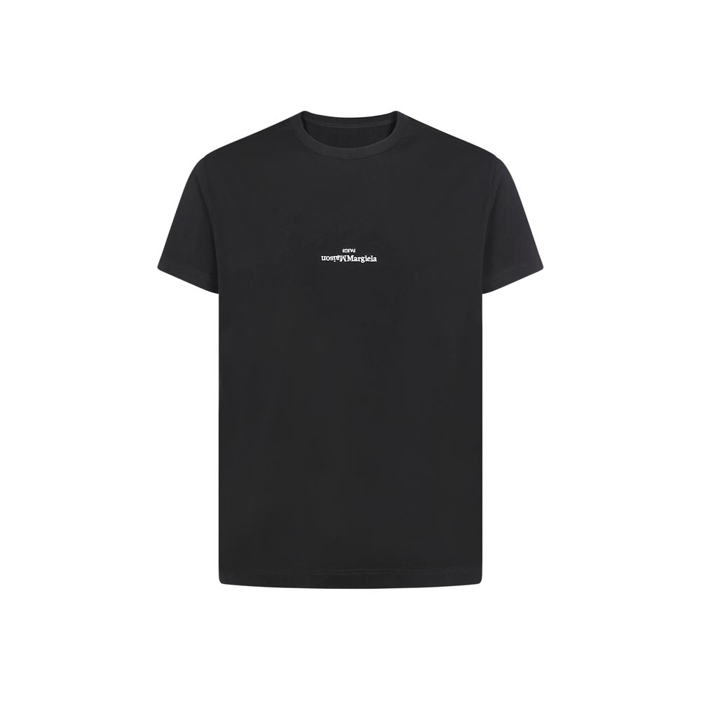 Maison Margiela Black Cotton T-Shirt