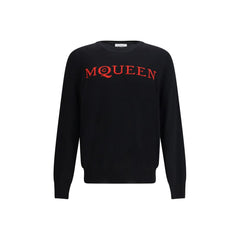 Alexander McQueen Black Wool Sweatshirt