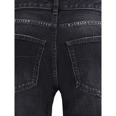 Balenciaga Wide-leg Cotton Jeans