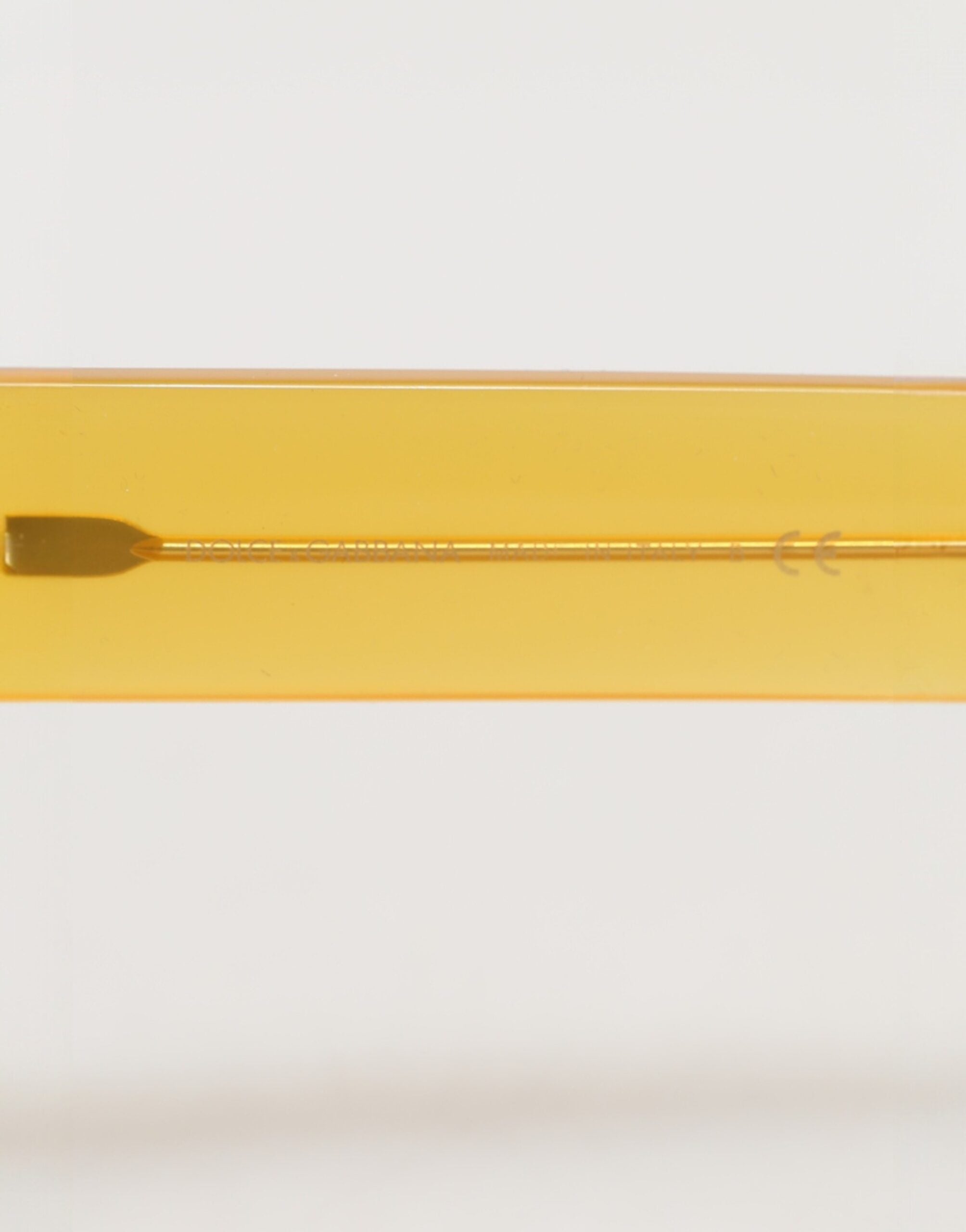 Dolce & Gabbana Yellow Acetate Eccentric Sartorial Sunglasses
