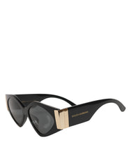 Dolce & Gabbana DG4396 Gray Gradient Black Irregular Frame Sunglasses