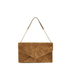 Saint Laurent Beige Calf Leather Bos Taurus Shoulder Bag