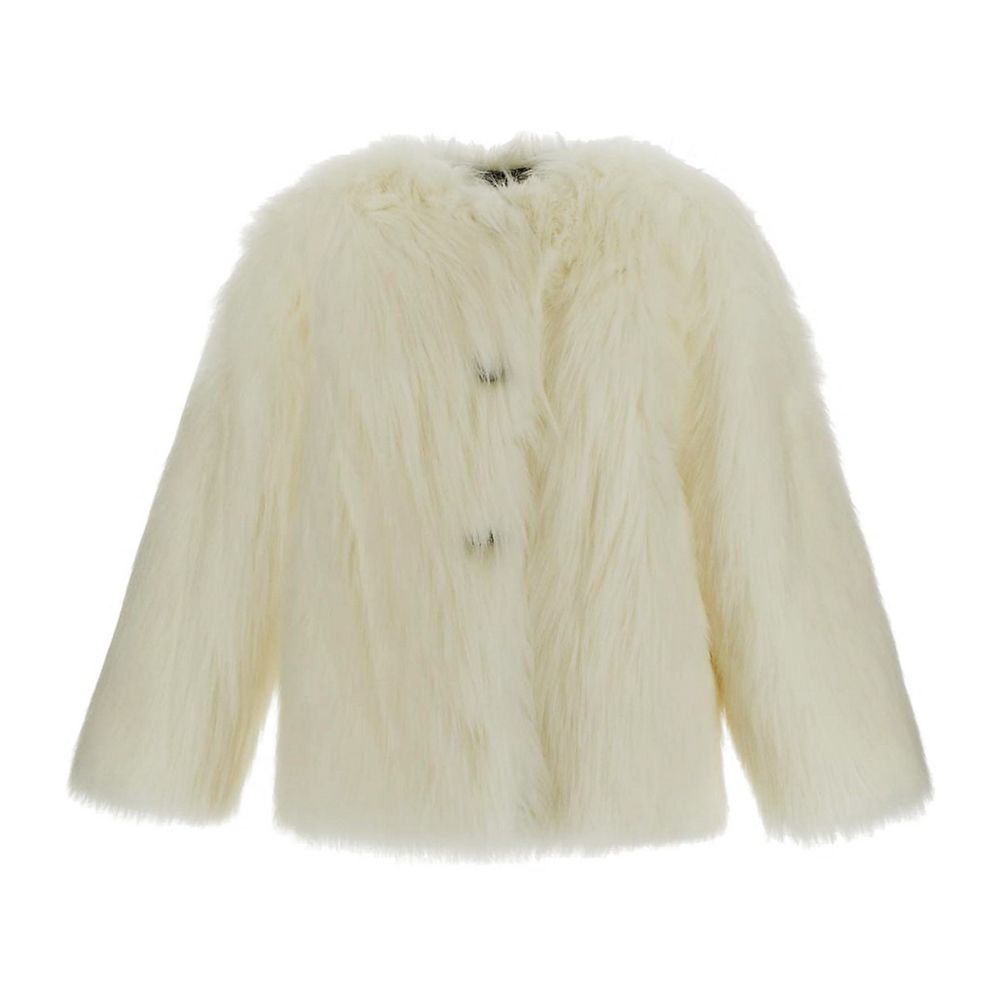 Dolce & Gabbana White Modacrylic Jackets & Coat