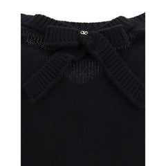 Valentino Black Fleece Wool Sweatshirt