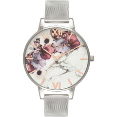 Olivia Burton Silver Stainless Steel Watch