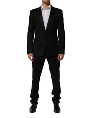 Dolce & Gabbana Black 2 Buttons Jacket Formal 2 Piece Suit