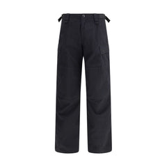 Balenciaga Black Cotton Cargo Pants