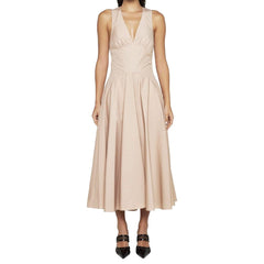 Alaïa Beige Cotton Casual Dress