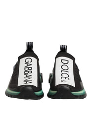 Dolce & Gabbana Black Slip On Sorrento Men Sneakers Shoes