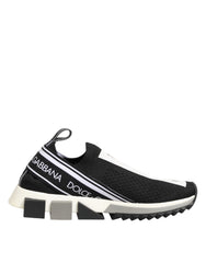 Dolce & Gabbana Black Logo Low Top Sorrento Sneakers Shoes