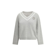 Brunello Cucinelli White Cotton Sweatshirt