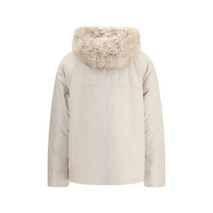 Brunello Cucinelli Gray Polyester Parka