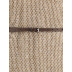 Brunello Cucinelli Beige Mohair Casual Dress