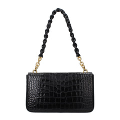 Tom Ford Black Leather Shoulder Bag