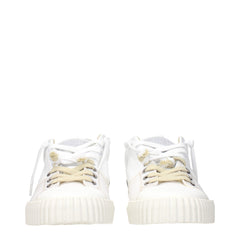 Maison Margiela White Leather Low Top Sneakers