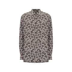 Tom Ford Green Cotton Pattern Shirt
