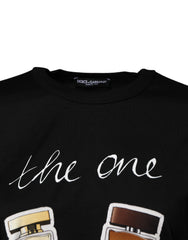 Dolce & Gabbana Black Graphic Crew Neck Short Sleeves T-shirt