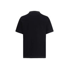 Brunello Cucinelli Black Cotton T-Shirt