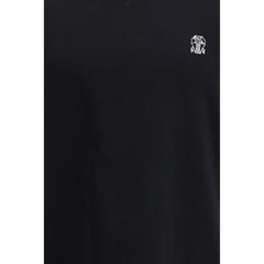 Brunello Cucinelli Black Cotton T-Shirt