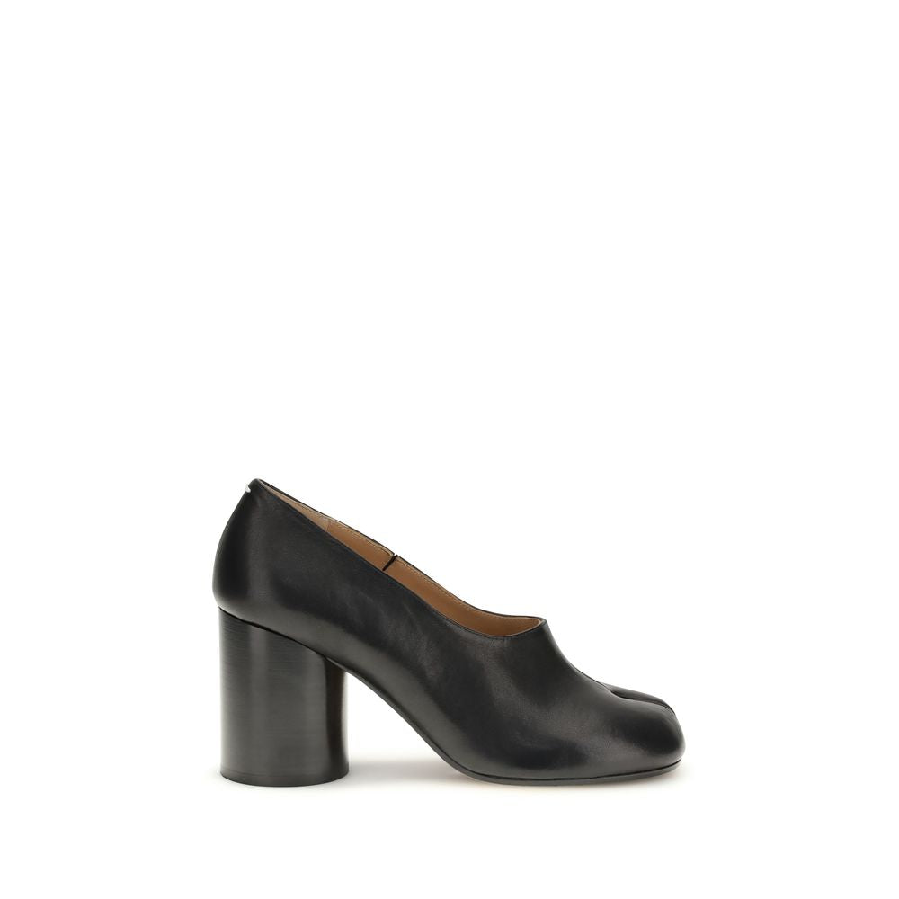 Maison Margiela Black Calf Leather Bos Taurus Platform Pumps