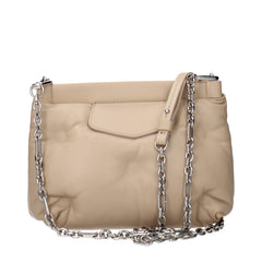 Maison Margiela Beige Leather Crossbody Bag