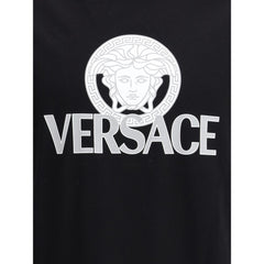 Versace Black Cotton T-Shirt