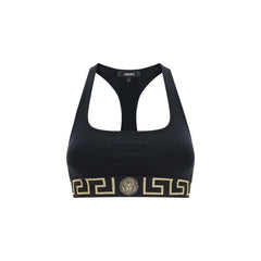 Versace Black Cotton Top